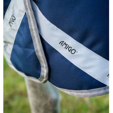 Coperta Horseware Amigo 1200D FieldSafe Plus Turnout 0g Marino / grigio titanio / argento Blu marino Coperta Horseware Amigo 1200D FieldSafe Plus Turnout 0g Marino / grigio titanio / argento Blu marino