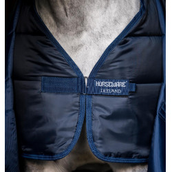 Coperta da scuderia Horseware Amigo Ripstop Insulator 50g Verde dinastia / blu marine / argento