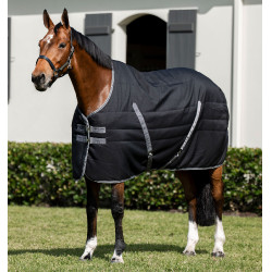 Coperta da scuderia Horseware Rambo® 400g 1000D Nero / temporale / grigio argento