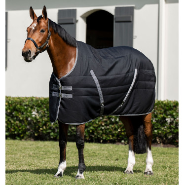 Coperta da scuderia Horseware Rambo® 400g 1000D Nero / temporale / grigio argento