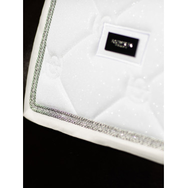Sottosella da dressage Equestrian Stockholm Bianco scintillante