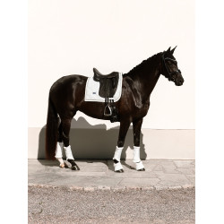 Sottosella da dressage Equestrian Stockholm Bianco scintillante
