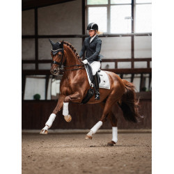 Sottosella da dressage Equestrian Stockholm Bianco scintillante
