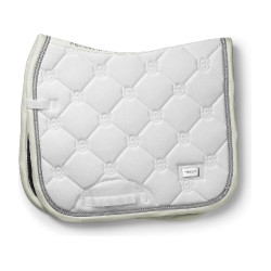 Sottosella da dressage Equestrian Stockholm Bianco scintillante