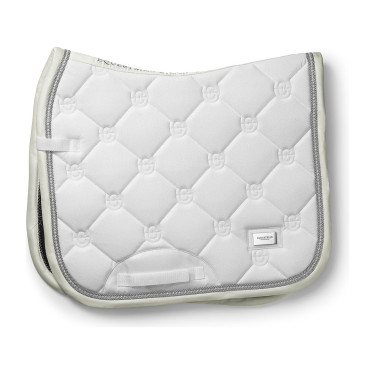 Sottosella da dressage Equestrian Stockholm Bianco scintillante