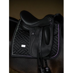 Sottosella da dressage Equestrian Stockholm in finto montone Crystal Nero