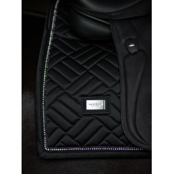 Sottosella da dressage Equestrian Stockholm in finto montone Crystal Nero