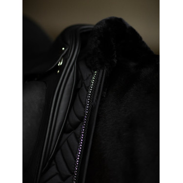 Sottosella da dressage Equestrian Stockholm in finto montone Crystal Nero