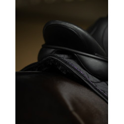 Sottosella da dressage Equestrian Stockholm in finto montone Crystal Nero