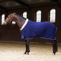 Coperta in pile Imperial Riding Essential Marina Blu marino