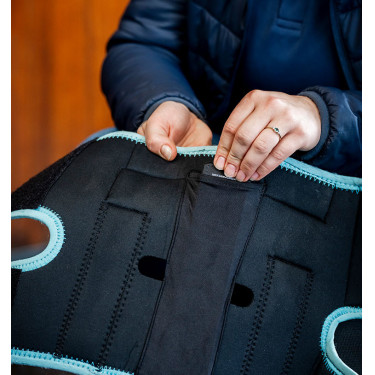 Ginocchiera Horseware Ice-Vibe Nero / acqua Ginocchiera Horseware Ice-Vibe Nero / acqua