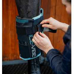 Ginocchiera Horseware Ice-Vibe Nero / acqua Ginocchiera Horseware Ice-Vibe Nero / acqua