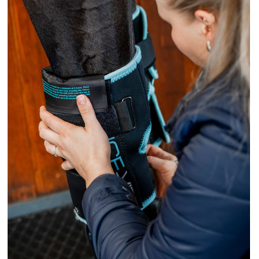 Ginocchiera Horseware Ice-Vibe Nero / acqua Ginocchiera Horseware Ice-Vibe Nero / acqua