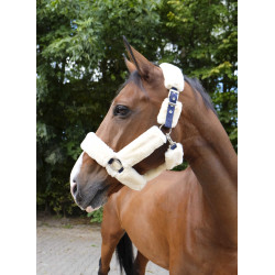 Capezzina Equithème Teddy Marina / écru Blu