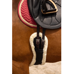 Sottopancia corto Norton XTR con montone sintetico Nero / écru