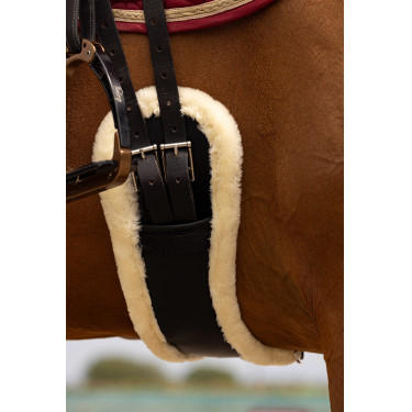 Sottopancia corto Norton XTR con montone sintetico Nero / écru