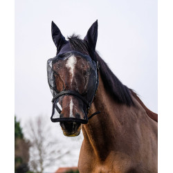 Capestro + maschera anti UV Equithème Nero