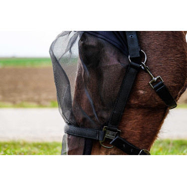 Capestro + maschera anti UV Equithème Nero