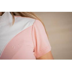 Polo da concorso Pénélope Las Honey maniche corte Rosa Polo da concorso Pénélope Las Honey maniche corte Rosa
