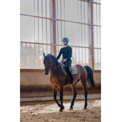 Pantaloni Equithème Flora con fondo in silicone Nero Pantaloni Equithème Flora con fondo in silicone Nero