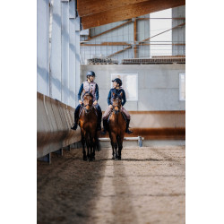 Pantaloni Equithème Flora con fondo in silicone Nero Pantaloni Equithème Flora con fondo in silicone Nero