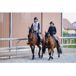 Pantaloni Equithème Flora con fondo in silicone Nero Pantaloni Equithème Flora con fondo in silicone Nero