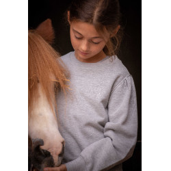Felpa Pénélope Cassou Grigio melange