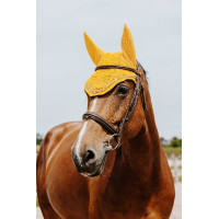 Cuffia antimosche Equithème Hexalight Giallo