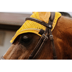 Cuffia antimosche Equithème Hexalight Giallo