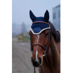 Cuffia antimosche Equithème Denim Blu navy