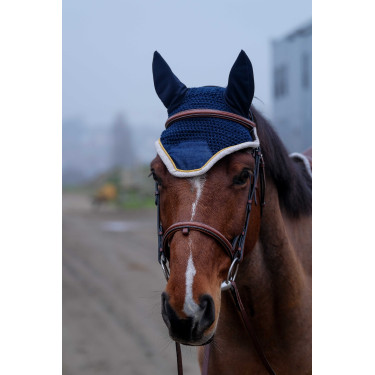 Cuffia antimosche Equithème Denim Blu navy