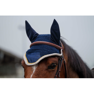 Cuffia antimosche Equithème Denim Blu navy
