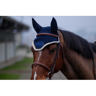 Cuffia antimosche Equithème Denim Blu navy
