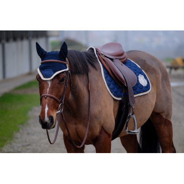 Cuffia antimosche Equithème Denim Blu navy