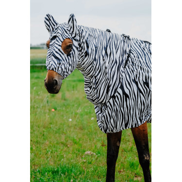 Cuffia anti-eczema Riding World Zebra nero / bianco Motivi