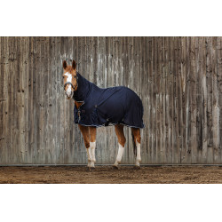 Camicia Equithème Micro mesh combo Blu navy