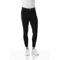 Pantaloni softshell Equitheme Zermatt con fondo in silicone Nero