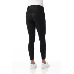 Pantaloni softshell Equitheme Zermatt con fondo in silicone Nero