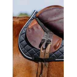 Sottosella Riding World in velluto Nero