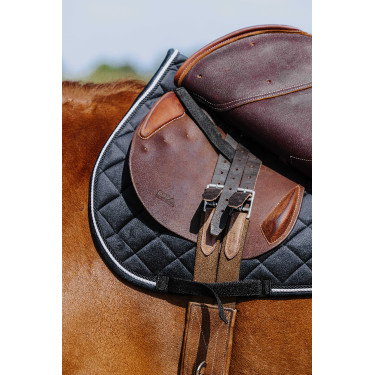 Sottosella Riding World in velluto Nero