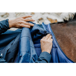 Coperta Equithème Classic 1200D Blu navy