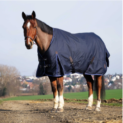 Coperta Equithème Classic 1200D Blu navy Coperta Equithème Classic 1200D Blu navy