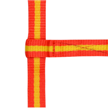 Cavezzina puledro regolabile Rosso / giallo / rosso