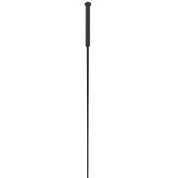 Frustino da dressage Whip & Go con manico in plastica Nero