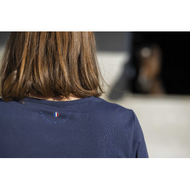 Maglietta Equithème Anna Blu navy