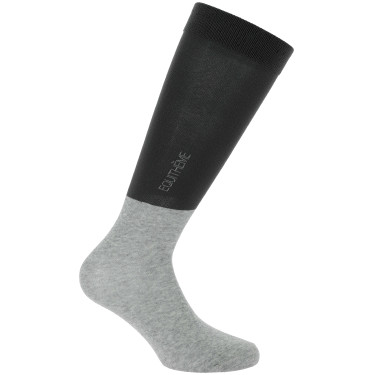 Calzini Equithème Compet 2 paia Nero / grigio chiaro