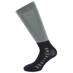 Calzini Equithème Compet 2 paia Grigio / blu navy