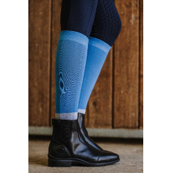 Calzini Equithème Compet 2 paia Blu vintage / grigio
