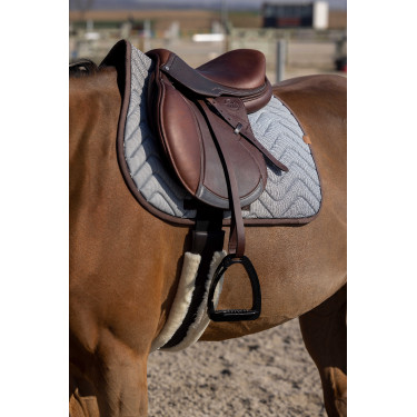 Sottosella Equithème Tweedytan Bianco