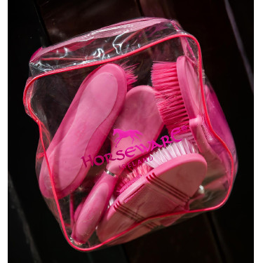 Kit per la strigliatura Horseware Newmarket Rose witney Rosa Kit per la strigliatura Horseware Newmarket Rose witney Rosa